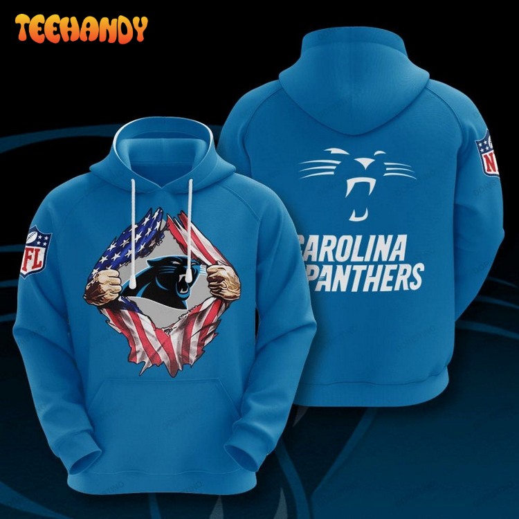 Carolina Panthers 3d Lux00 Limited Edition Pullover 3D Hoodie