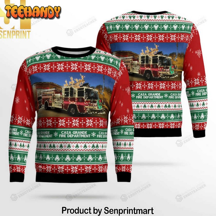 Casa Grande Arizona Casa Grande Fire Department Ugly Xmas Sweater