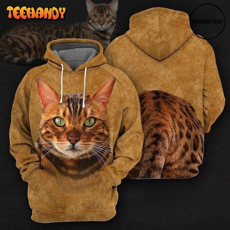 Cat Lover All Over Print Pullover 3D Hoodie