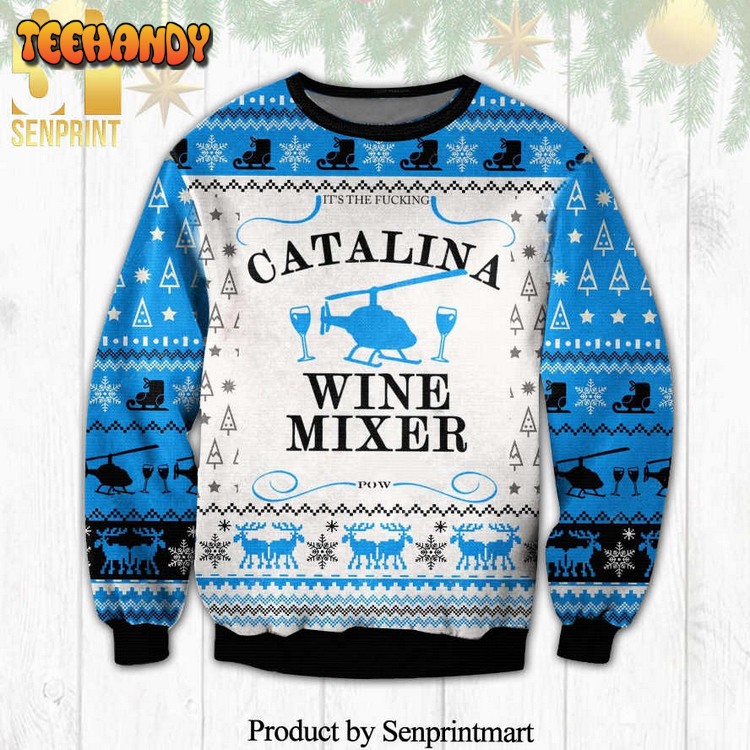 Catalina Wine Mixer Knitted Ugly Xmas Sweater