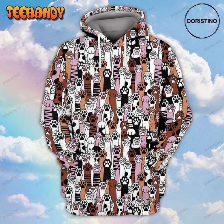 Cats Paw Limited Edition Pullover 3D Hoodie