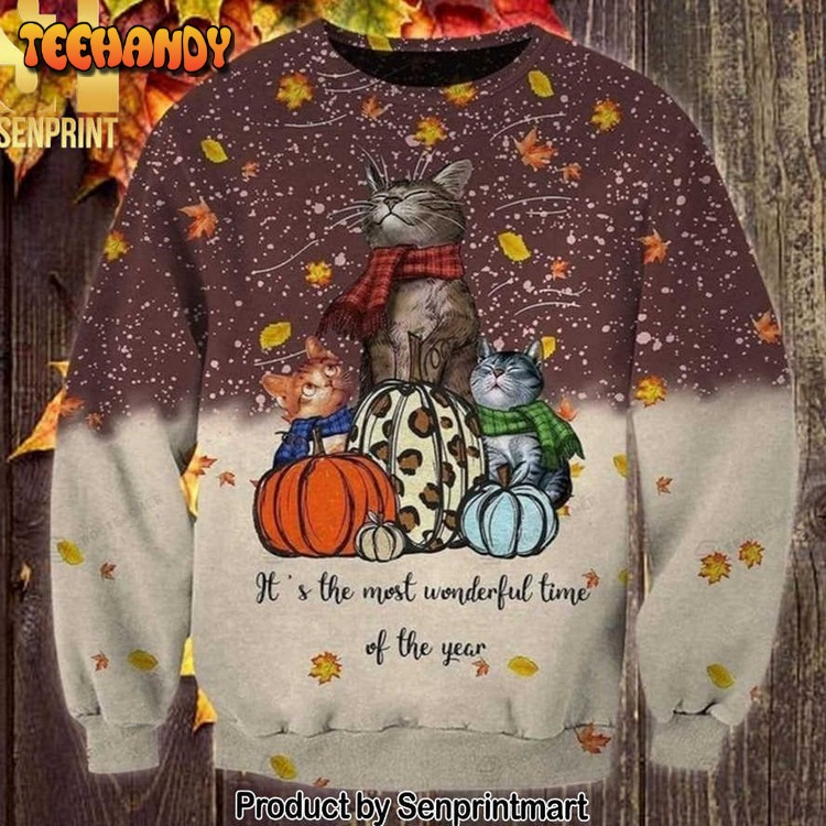 Cats Ugly Christmas Wool Ugly Xmas Sweater