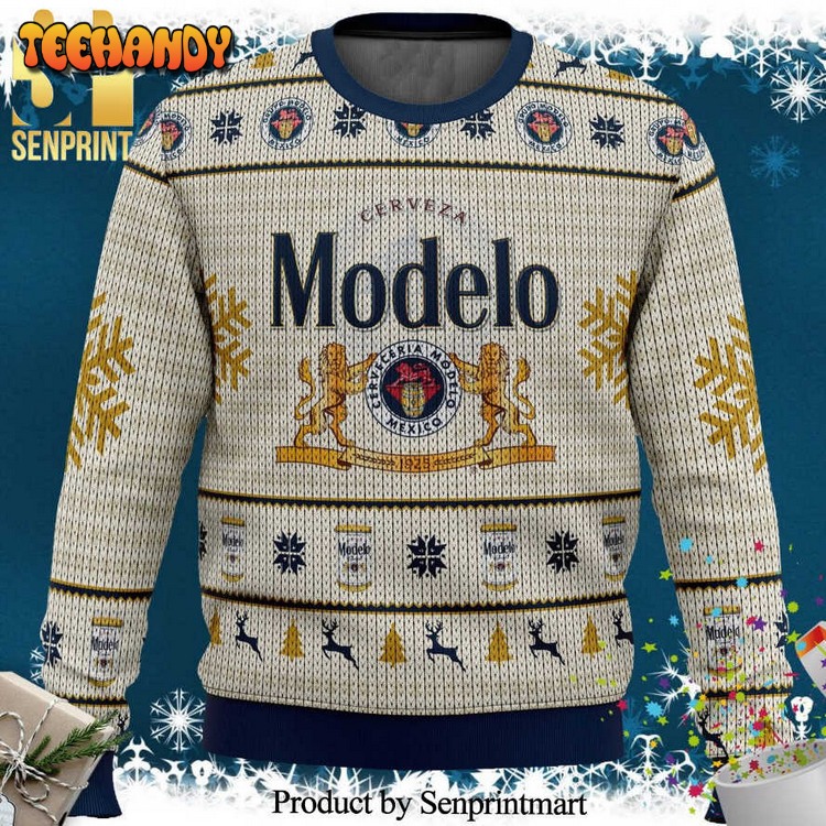 Cerveza Modelo Alcohol Knitted Ugly Xmas Sweater