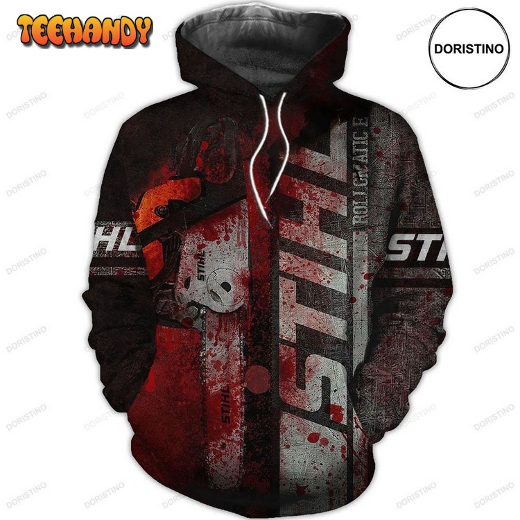 Chainsaw Stihl Brand Halloween Pullover 3D Hoodie