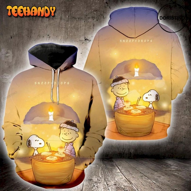 Charlie Brown Snoopy Walt 0 Awesome Pullover 3D Hoodie