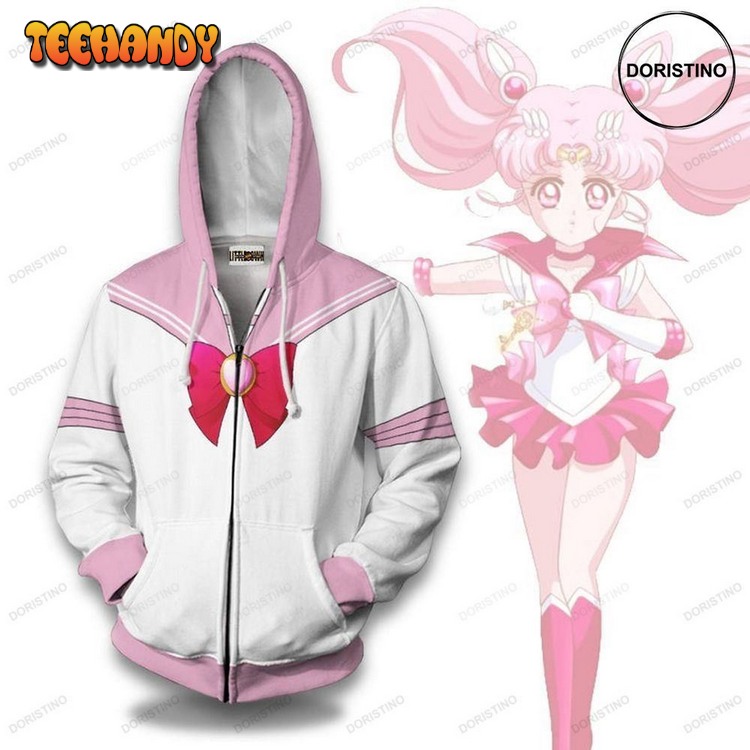 Chibiusa Tsukino Sailor Chibi Moon Amine Casual Pullover 3D Hoodie