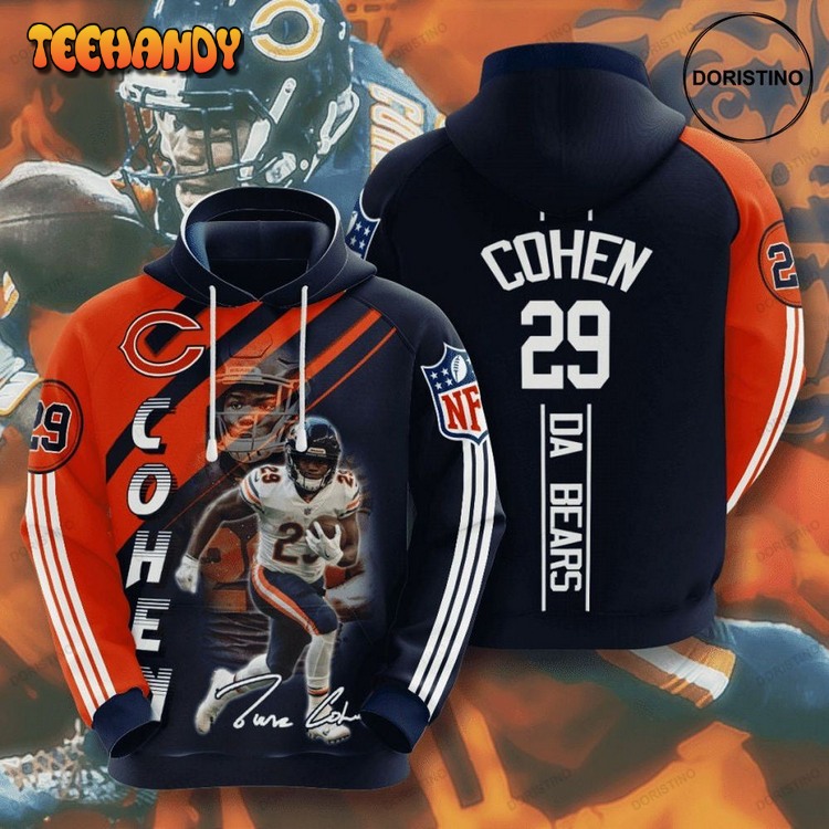 Chicago Bears 3d Awesome Pullover 3D Hoodie