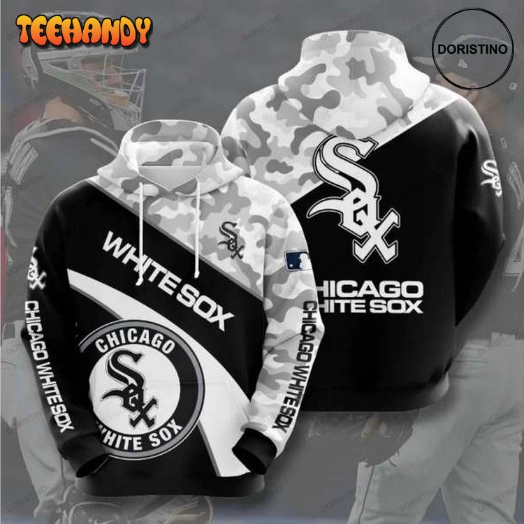 Chicago White Sox Camo All Over Print Pullover 3D Hoodie