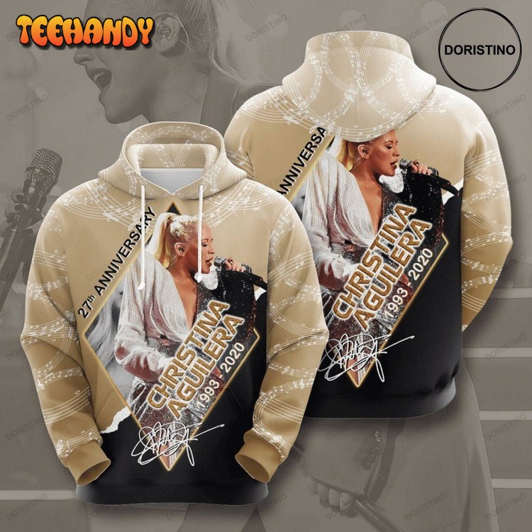 Christina Aguilera 3d Awesome Pullover 3D Hoodie