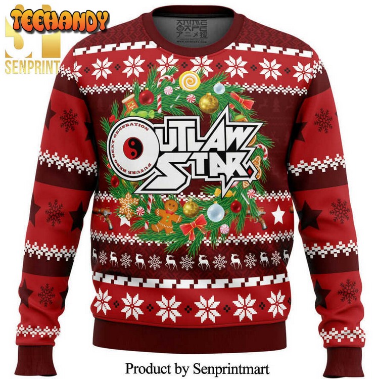 Christmas Time Outlaw Star Knitted Ugly Xmas Sweater