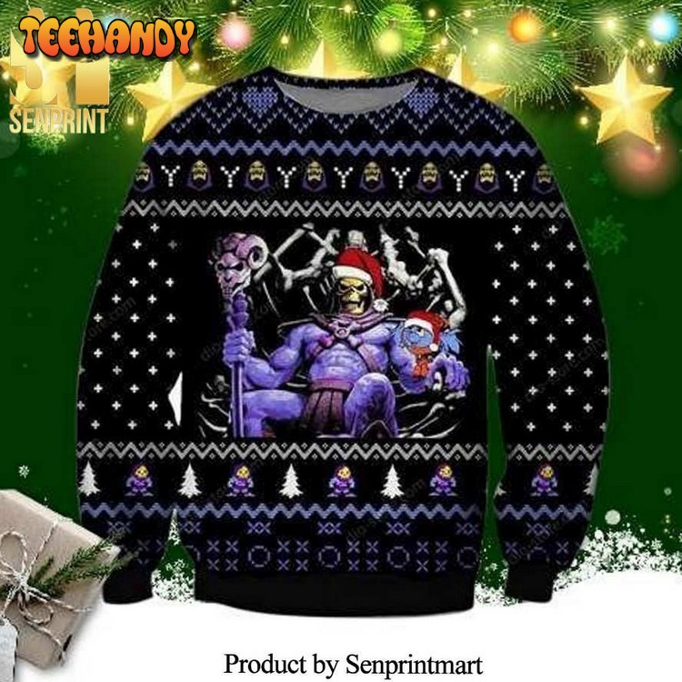Christmas With Good Ol’ Skeletor He-Man Masters of the Universe Ugly Sweater