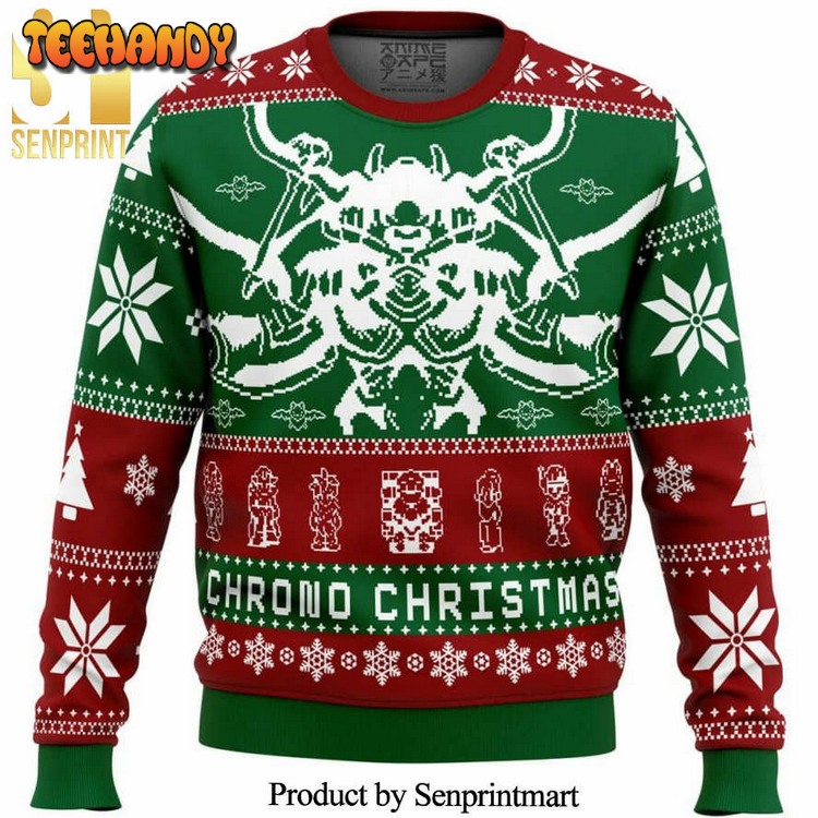 Chrono Trigger Chrono Christmas Knitted Ugly Xmas Sweater