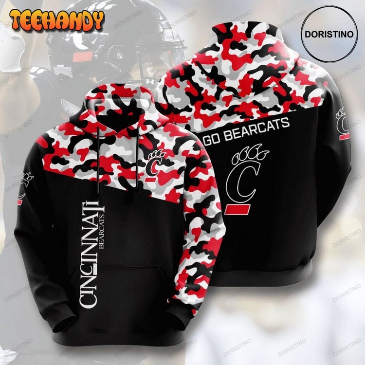 Cincinnati Bearcats 3d Limited Edition Pullover 3D Hoodie