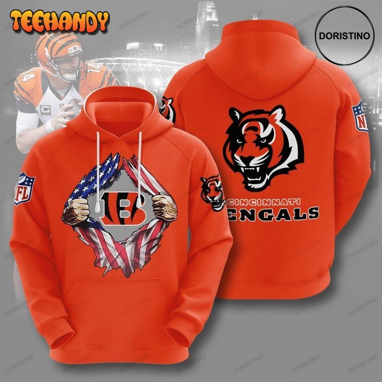 Cincinnati Bengals 3d Hvikq Limited Edition Pullover 3D Hoodie