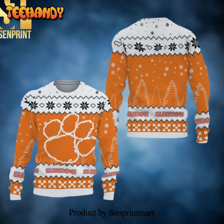 Clemson Tigers Ugly Xmas Sweater