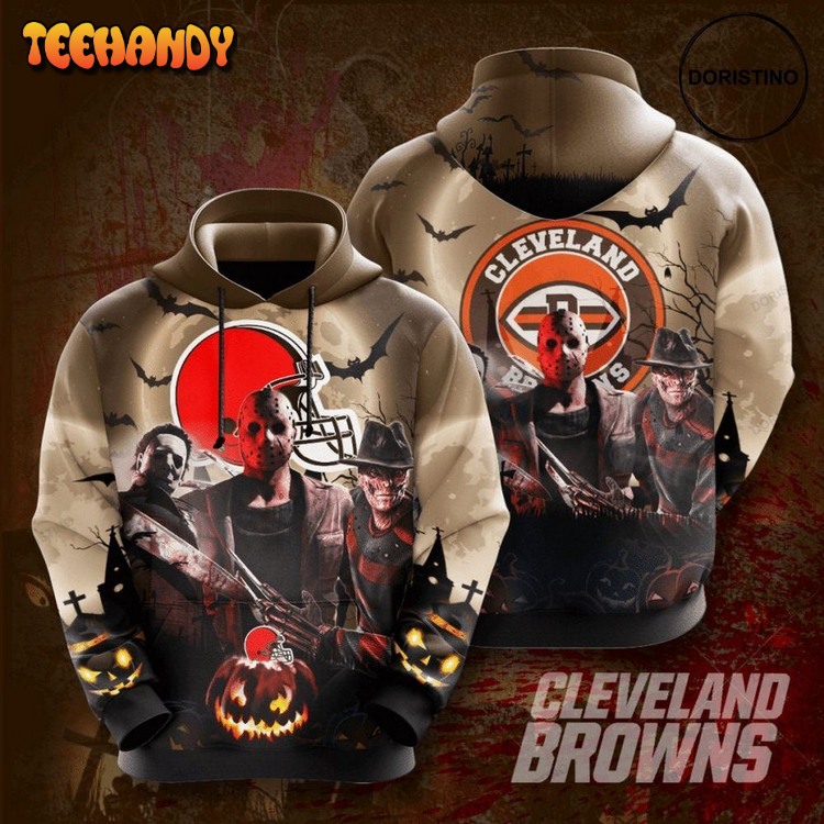 Cleveland Browns Pullover 3D Hoodie