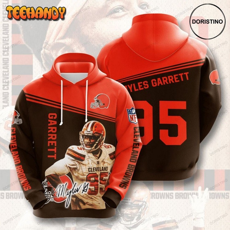 Cleveland Browns v3 Pullover 3D Hoodie