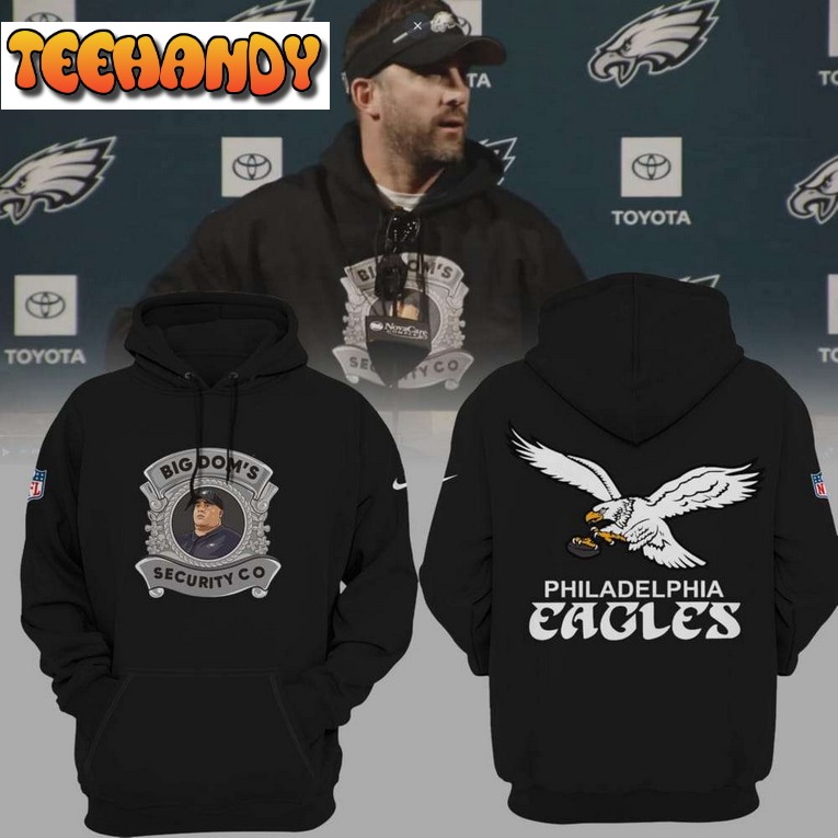 Coach Nicholas John Sirianni Eagles Big Dom’s Security Co 3D Hoodie