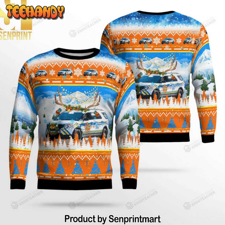 Collier County Ems Ford Explorer Ugly Xmas Sweater
