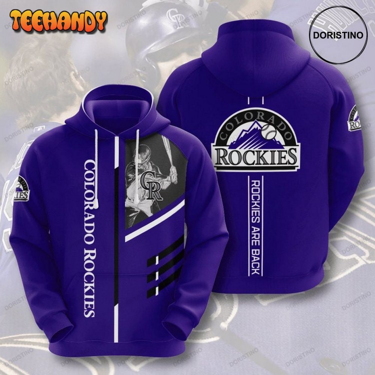 Colorado Rockies v2 Pullover 3D Hoodie