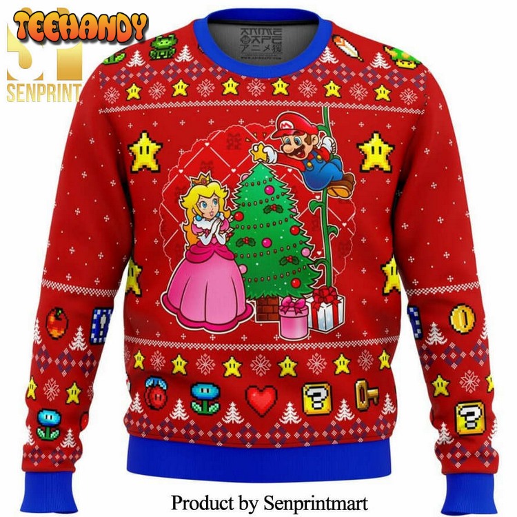Come And See The Christmas Tree Super Mario Ugly Xmas Sweater