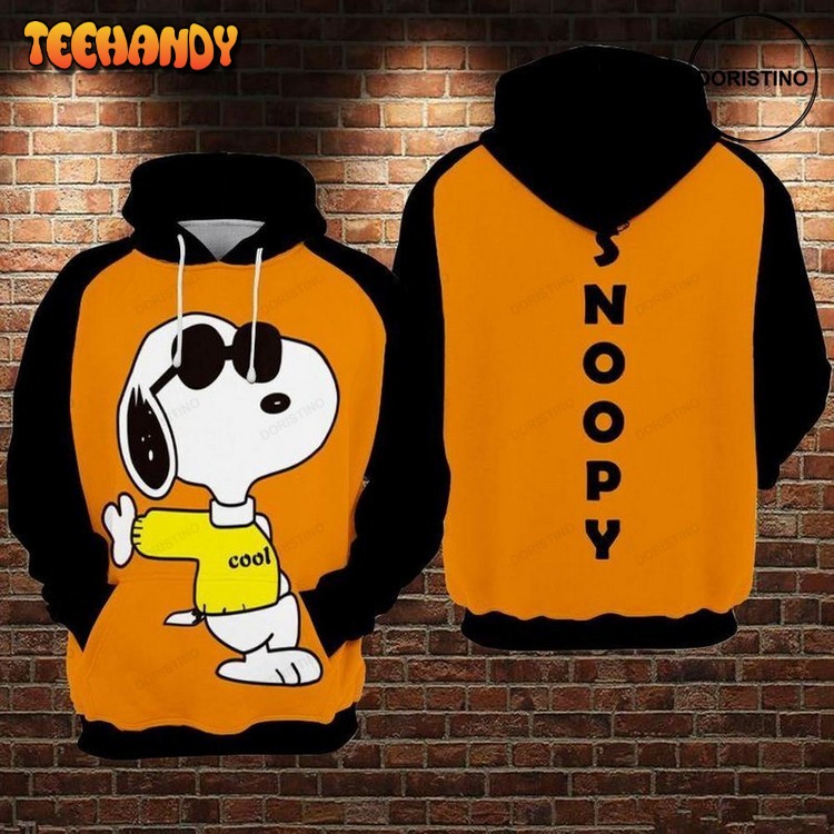 Cool Snoopy Wear Sunglasses Limited Edition Pullover 3D Hoodie