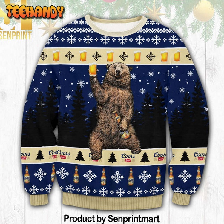 Coors Banquet Bear Knitting Pattern Ugly Xmas Sweater