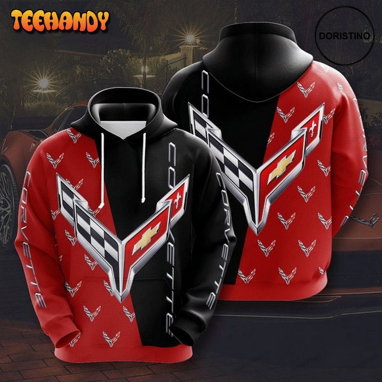 Corvette 3d Limited Edition Pullover 3D Hoodie