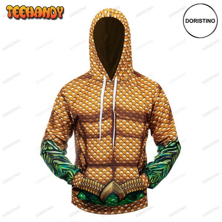 Costume Aquaman Battle Suit Pullover 3D Hoodie