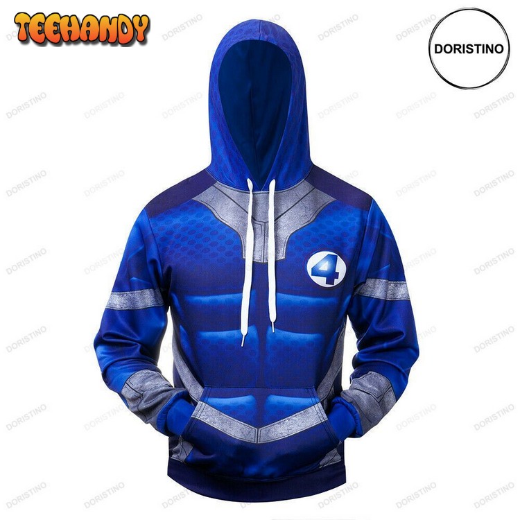 Costume Fantastic Four Suit Pullover 3D Hoodie