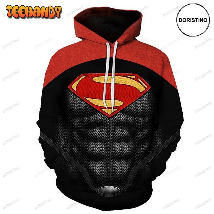 Costume Superman Suit Awesome Pullover 3D Hoodie