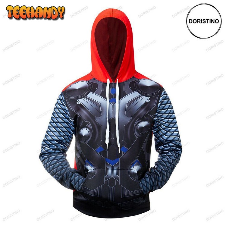 Costume Thor Armor All Over Print Pullover 3D Hoodie