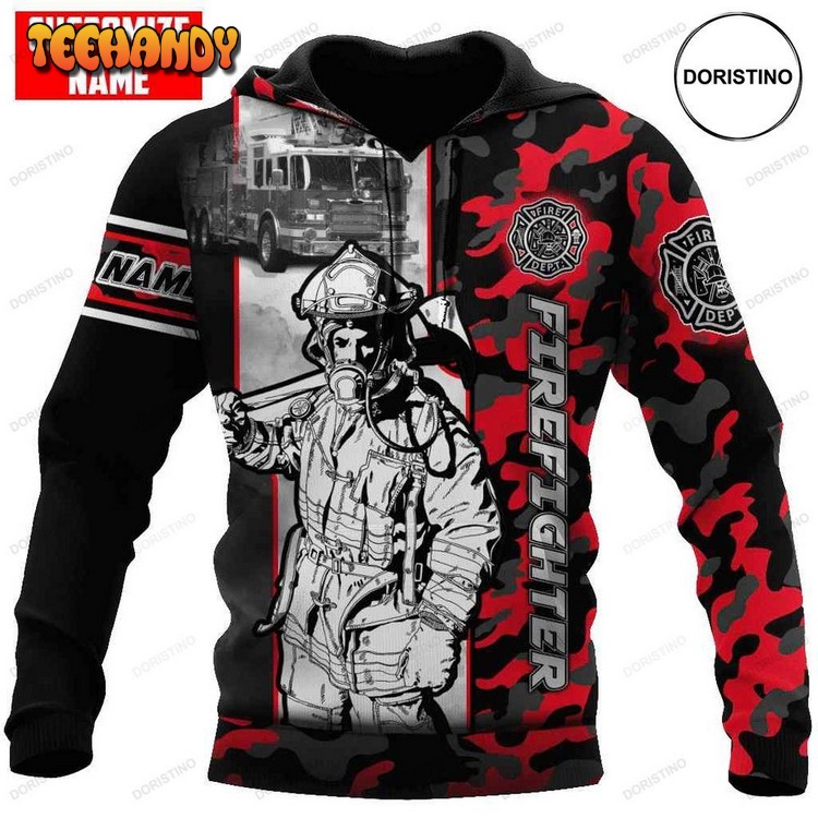 Customize Name Firefighter Limited Edition Pullover 3D Hoodie