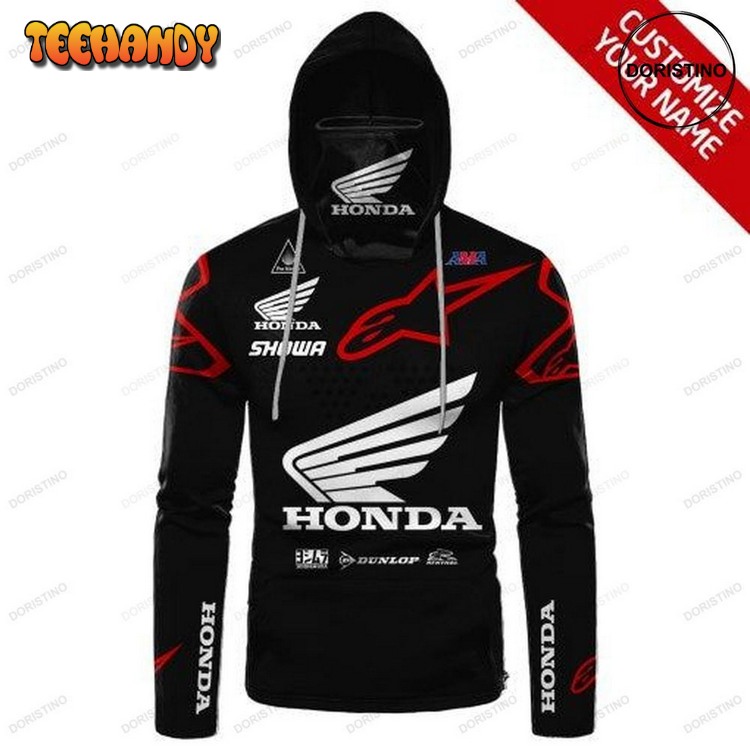 Customize Name Honda Moto Gp Gaiter Racing Pullover 3D Hoodie