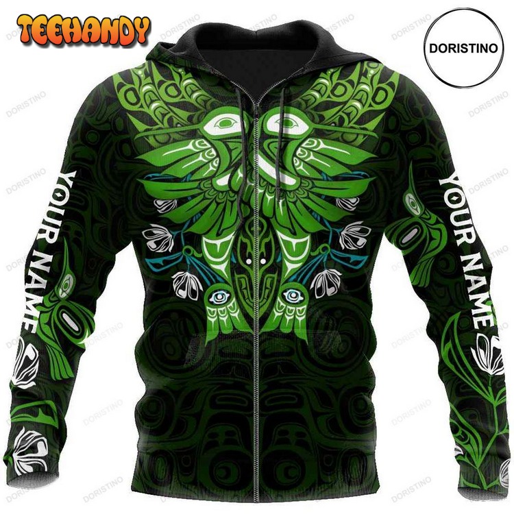 Customize The Spirit Hummingbird Native American Awesome Pullover 3D Hoodie