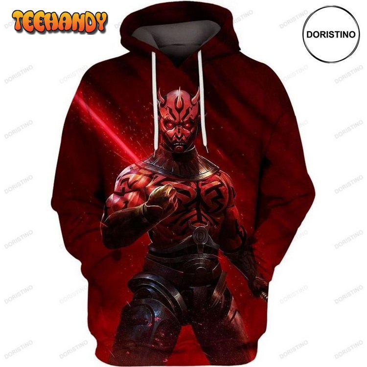 Cyborg Legs Darth Maul Star Wars Pullover 3D Hoodie