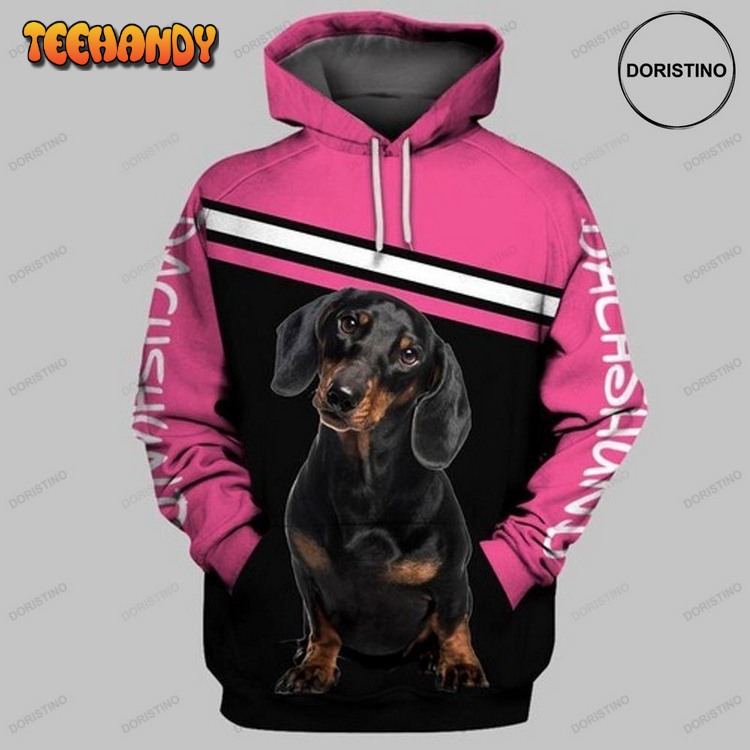 Dachshund Ed Custom Limited Edition Pullover 3D Hoodie