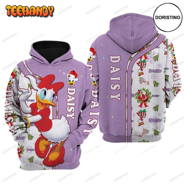 Daisy Duck Christmas Awesome Pullover 3D Hoodie