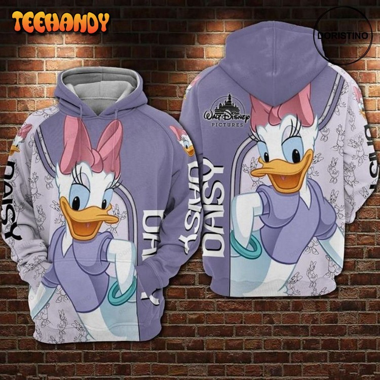 Daisy Duck Movies All Over Print Pullover 3D Hoodie