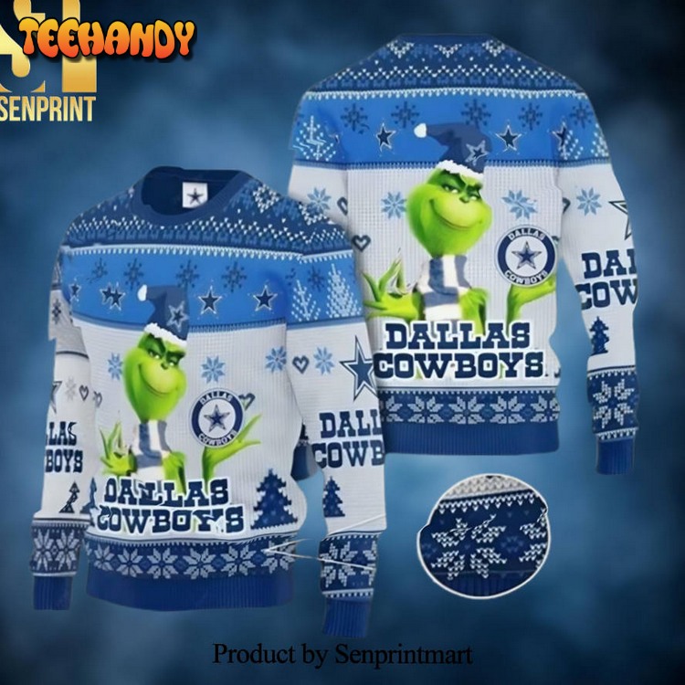 Dallas Cowboys Grinch Dallas Cowboys For Ugly Xmas Sweater