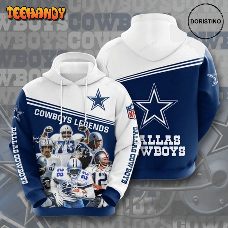 Dallas Cowboys Legends Nfl Limited Edition Pullover 3D Hoodie