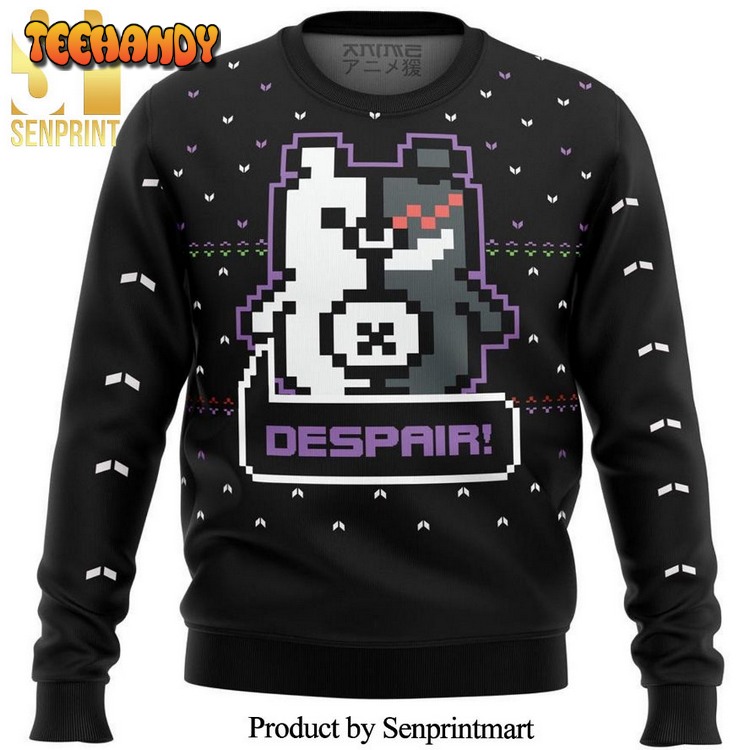 Danganronpa Monokuma Despair Knitted Ugly Xmas Sweater