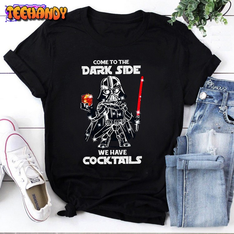 Darth Vader Come To The Dark Side We Have Cocktails Vintage Sweatshirt