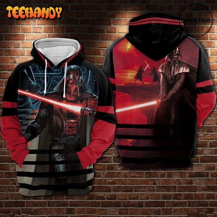 Darth Vader Light Saber All Over Print Pullover 3D Hoodie