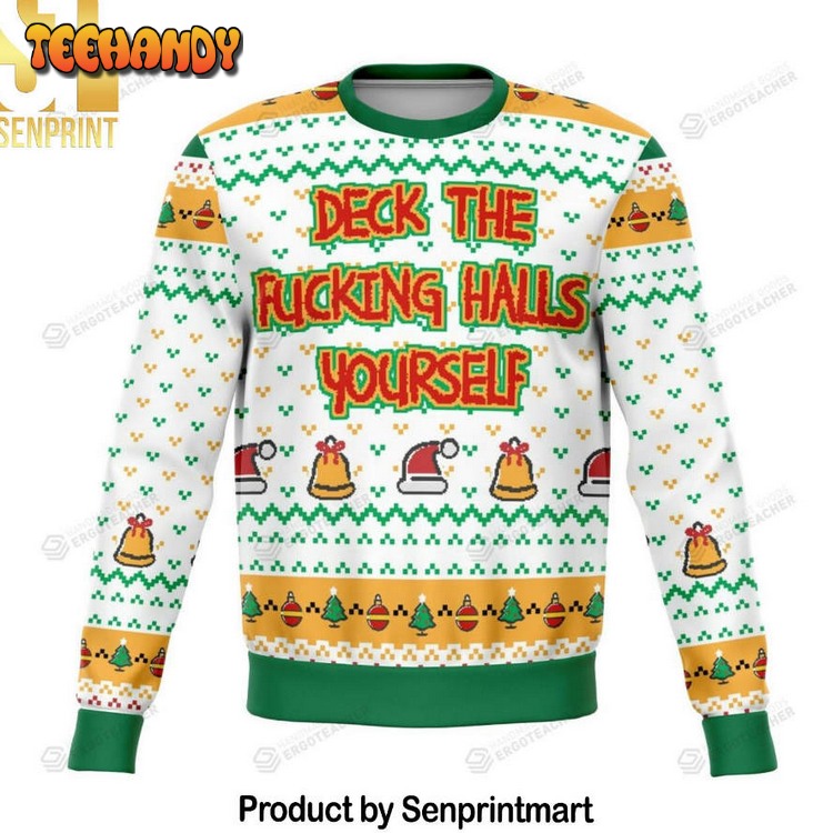 Deck The Halls Yourself Dank For Christmas Gifts Ugly Xmas Sweater