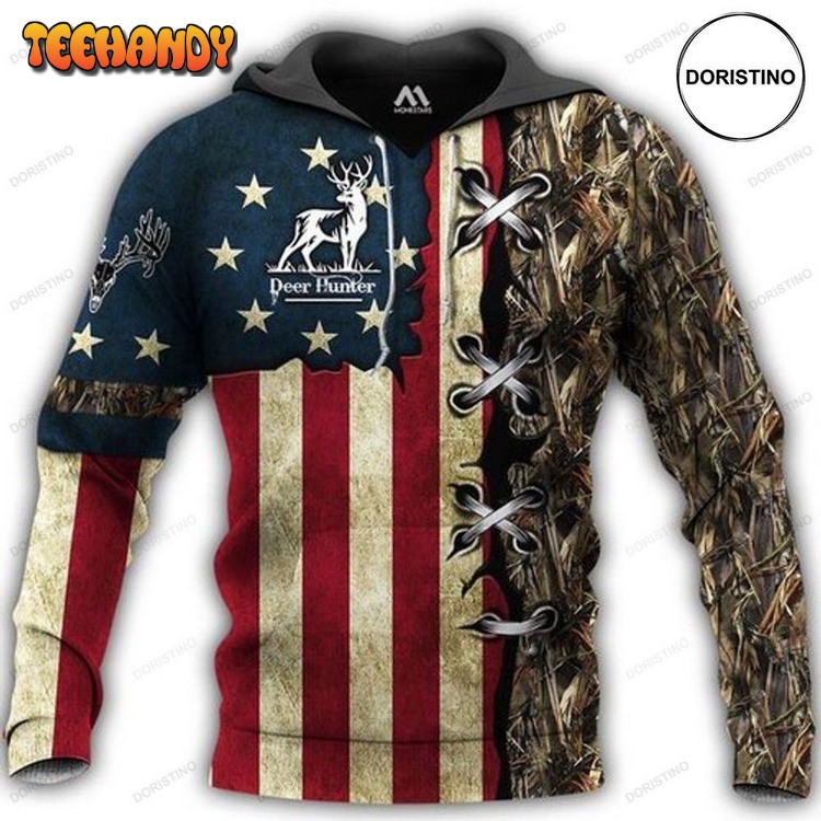 Deer Hunter American Ing Limited Edition Pullover 3D Hoodie