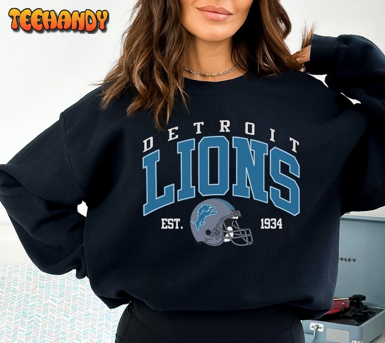 Detroit Lions Sweatshirt, Detroit Football Game Day Football Shirt