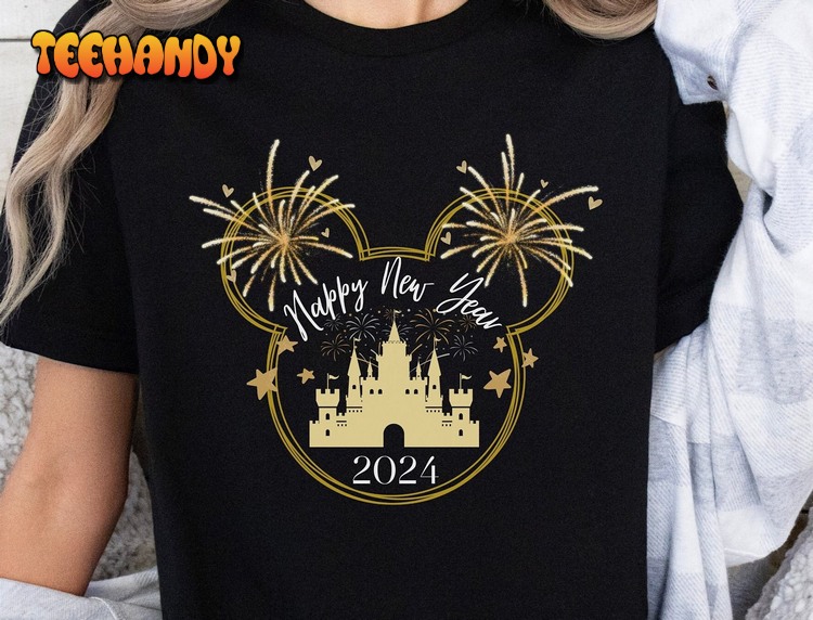 Disney Happy New Year 2024 Shirt, Mickey New Year Shirt