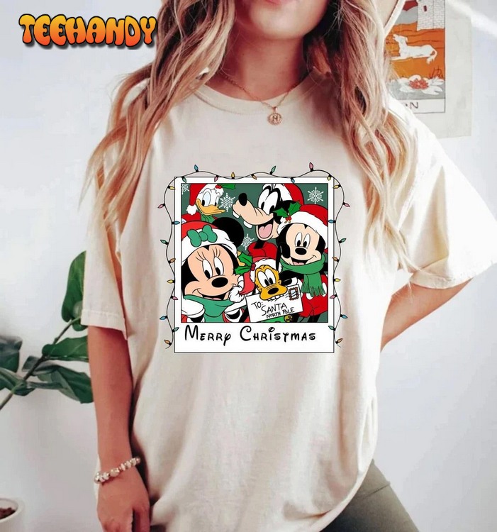 Disney Mouse And Friends Christmas Bella Canvas Unisex Sweatshirt