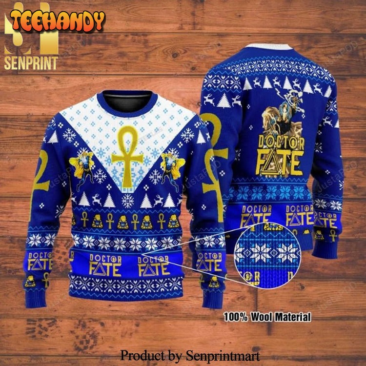 Doctor Fate Black Adam Knitted Ugly Xmas Sweater